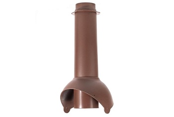 Выход канализации Krovent Pipe-VT 110 неизолированный коричневый