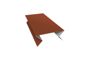 Планка угла внешнего составная нижняя 0,5 Satin Matt RAL 8004 терракота (2м)