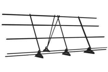 Ограждение кровельное со снегозадержателем на фальц Grand Line 1,2х3м RAL 9005