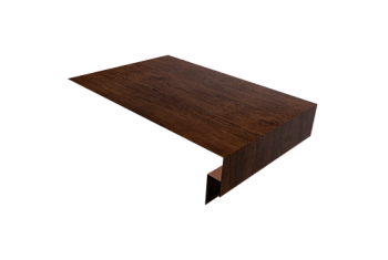 Планка околооконная сложная 250х50х18 (j-фаска) Grand Line 0,4 Print Premium Cherry Wood Fresh TwinColor (3м)