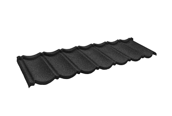 Лист композитной черепицы CM Roof Bond цвет black (черный)