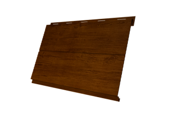 Софит металлический Вертикаль 0,2 line Grand Line 0,45 Print-double Premium с пленкой Golden Wood Intense F