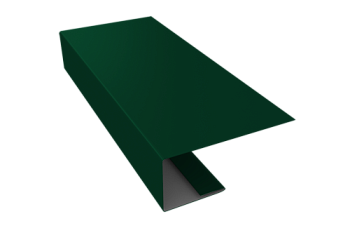 J-Профиль 18мм Grand Line 0,5 Satin с пленкой RAL 6005 зеленый мох (3м)