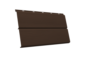 ЭкоБрус 3D 0,345 Grand Line 0,45 PE lite с пленкой RAL 8017 шоколад