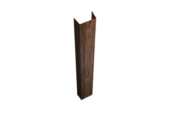 Крепежная планка нижняя для забора жалюзи Texas Grand Line 0,45 Print-Double Premium Antique Wood (2м)