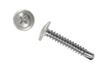 Саморез ПШС 4,2х19 (1000шт) шлиц PH2 RAL 9016