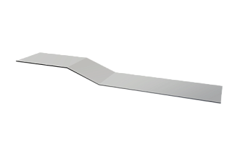 Планка крепежная фальц Grand Line 0,45 Drap TX RAL 7047 телегрей 4 (3м)