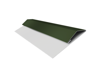 Планка стартово-финишная Экобрус Grand Line 0,5 Satin Matt TX RAL 6020 хромовая зелень (3м)