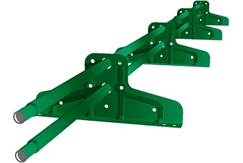Снегозадержатель Стандарт Т4 d 25 RAL 6002 (3м)