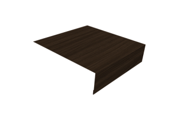 Планка околооконная простая 200х75 Grand Line 0,45 Print Elite Coffee Wood TwinColor (3м)