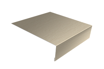 Планка лобовая/околооконная простая 190х50 Grand Line 0,45 Print Elite Milky Wood TwinColor (2м)