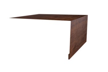 Планка околооконная простая 250х50 Grand Line 0,4 Print Premium Cherry Wood Fresh TwinColor (2м)