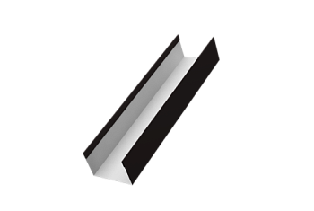 Стойка для забора жалюзи Milan,Tokyo Grand Line 0,5 Satin Matt TX RAL 9005 черный (1,8м)