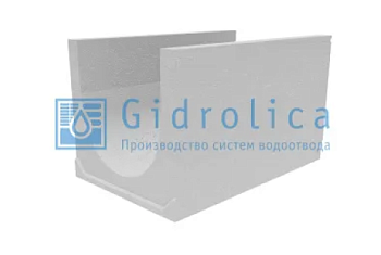 Лоток водоотводный бетонный коробчатый Gidrolica (СО-500мм), с уклоном 0,5% КUу 100.65(50).60,5(51,5)-BGU-XL, № 31 (40750031)