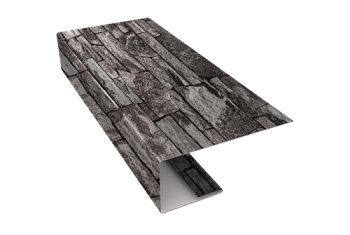 J-Профиль 18мм Grand Line 0,45 Print Elite Fine Stone TwinColor (3м)