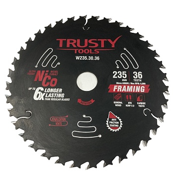 Диск пильный Trusty-Tools Framing по дереву 235х30 36T