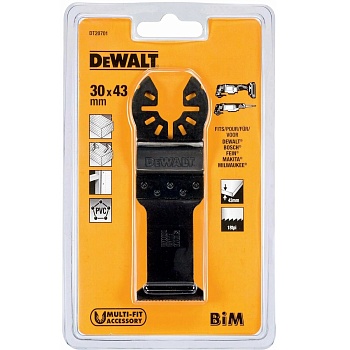 Пильное полотно погружное BiM DeWalt для древесины 30х43 мм (5 шт)