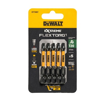 TX20 57 мм биты для шуруповерта Extreme FlexTorq (5 шт)