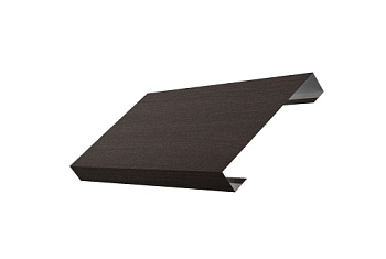 Ламель лицевая 125 забора жалюзи Texas Grand Line 0,45 Print Elite Coffee Wood TwinColor