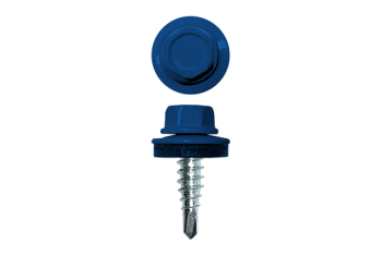 Саморез по металлу 4,8х19 (400шт) сверло №2 RAL 5005