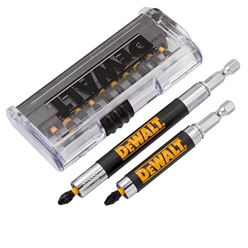 Набор бит 25 мм DeWalt (12 шт) с 2 магнитными держателями