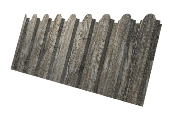 Профнастил С20A фигурный Grand Line 0,45 Print Elite Nordic Wood TwinColor