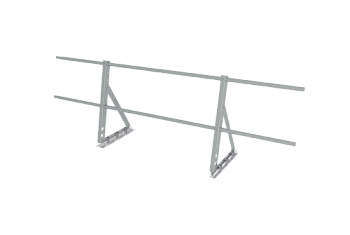 Ограждение кровельное на фальц Optima 0,65х2м RAL 7035