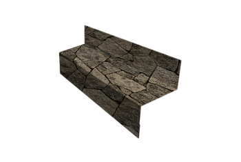 Отлив межэтажный 45 Grand Line 0,45 Grand Line Print Elite King Stone TwinColor (2м)