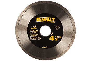 Алмазный диск сплошной DeWalt 125 мм DT3736