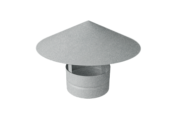 Дымник на трубу круглый d135 0,45 Zn