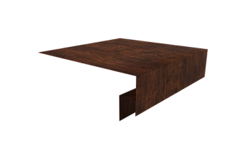 Планка околооконная сложная Блок-Хаус new 200х50х27 Grand Line 0,45 Print-Double Premium Cherry Wood Dark F (2м)
