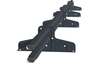 Снегозадержатель Стандарт Т4 d 40х20 RAL 7024 (3м)