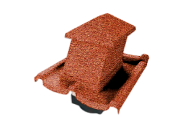 Вентилятор кровельный для композитной черепицы Metrotile HV15-15 Mistral терракотовый