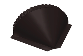 Заглушка конусная Grand Line 0,45 PE RAL 9005 черный