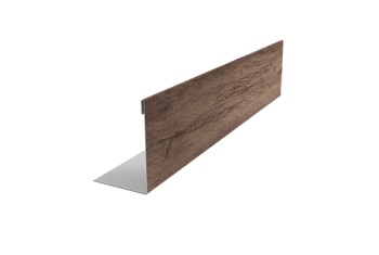 Нащельник 25х35 для забора жалюзи к ламели 125 Texas Grand Line 0,45 Print Premium Almond Wood Fresh (L2,0)