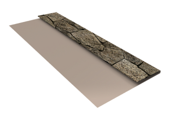 Планка стартовая Блок-Хаус new Grand Line 0,45 Print Elite King Stone TwinColor (2м)