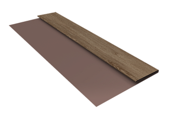 Планка стартовая Блок-Хаус new Grand Line 0,45 Print Elite White Wood TwinColor (2м)