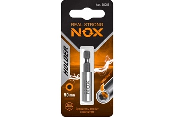 Держатель для бит Nox 50мм Е6,3 карта (350551)