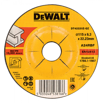 Круг обдирочный по металлу DeWalt HP LongLife 115 x 6 мм