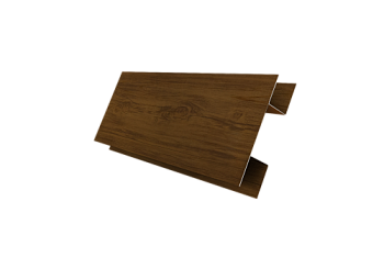 Планка H-образная стыковочная сложная Grand Line 0,45 Print Elite Golden Wood TwinColor (2м)