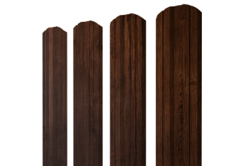 Штакетник Twin фигурный Grand Line 0,4 Print Premium Cherry Wood Fresh TwinColor