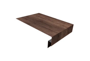 Планка околооконная сложная 250х50х18 (j-фаска) Grand Line 0,45 Print Premium Almond Wood Fresh (3м)