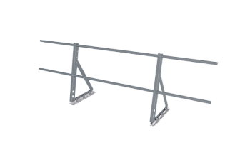 Ограждение кровельное на фальц Optima 0,65х2м RAL 7040