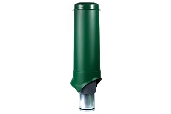 Выход вентиляции Krovent Pipe-VT 125/700 изолированный зеленый