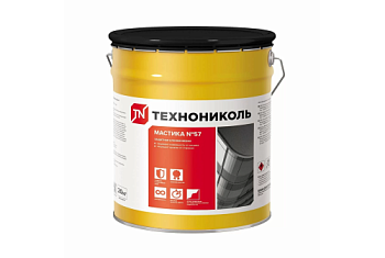 Мастика защитная алюминиевая Технониколь №57 20кг (ведро)