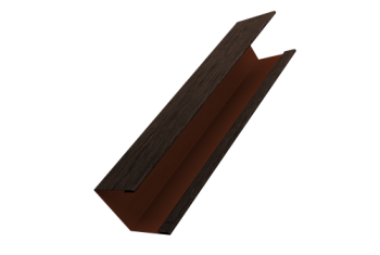 Крышка для забора жалюзи Milan Slim Grand Line 0,45 Print-double Elite Antique Wood (2м)