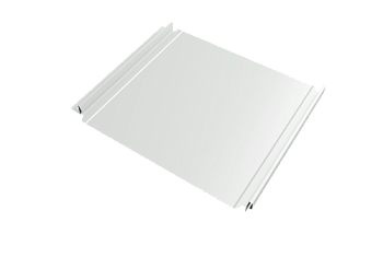 Кликфальц Double Pro Grand Line 0,5 Satin с пленкой на замках RAL 9003 сигнальный белый