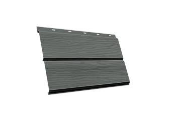 ЭкоБрус new 3D Grand Line 0,45 PE с пленкой RAL 7005 мышино-серый