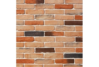 Рядовая плитка White Hills Design Тироль брик, тычок 391-51 с расшивкой 1,2 см