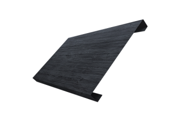 Ламель лицевая 200 забора жалюзи Texas Grand Line 0,45 Print Premium Grey Wood TwinColor